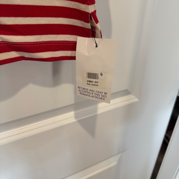 Iris and Ink - lightweight red striped top - Picture 4 of 4